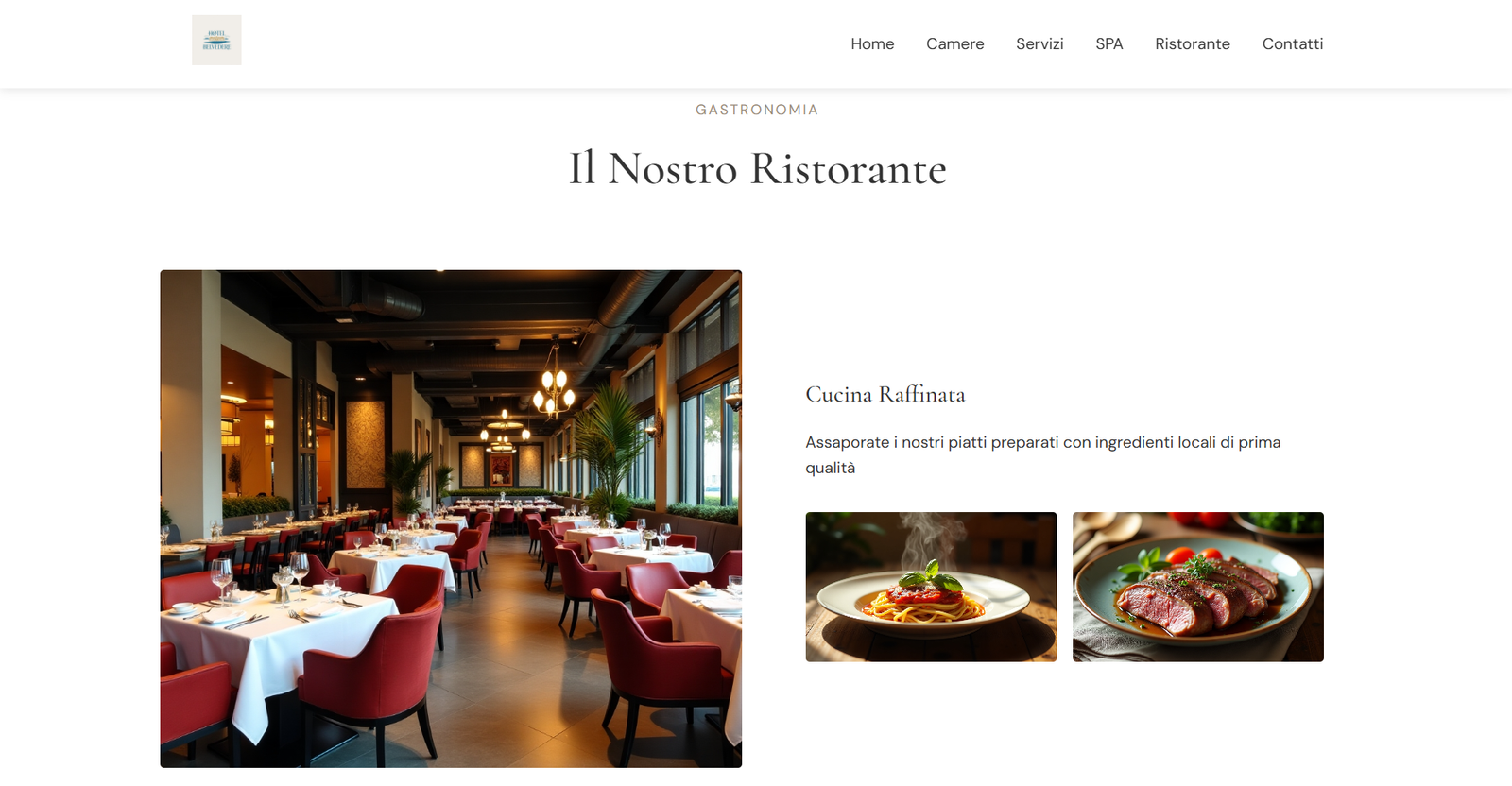 Sito web per strutture alberghiere